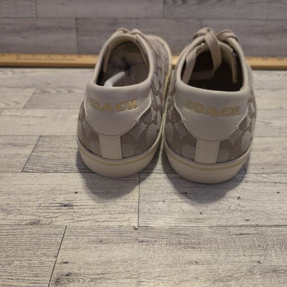 New Coach Women’s Citysole Skate Sneaker Stone / Chalk Sz 9.5 - Picture 4 of 10